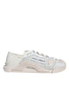 Dolce & Gabbana Λευκά Δαντελένια Αθλητικά Παπούτσια NS1 Low Top