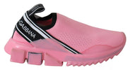 Dolce & Gabbana Ροζ Χαμηλά Αθλητικά Παπούτσια Sorrento Slip On Casual