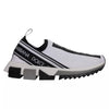 Dolce & Gabbana Άσπρα Μαύρα Slip On Παπούτσια Sorrento Sneakers
