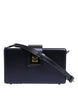 Dolce & Gabbana Blue DG BOX Lambskin Leather Crossbody Strap Bag