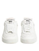Dolce & Gabbana White Miami Leather Low Top Sneakers Shoes