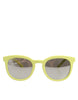 Γυαλιά Ηλίου Dolce & Gabbana DG4324 με Κίτρινο Σκελετό και Καθρέφτη Φακούς