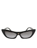 Dolce & Gabbana Μαύρα Γυαλιά Ηλίου Re-Edition DNA με Σκελετό Cat-Eye