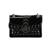 Gaelle Paris Black Polyurethane Women's Bag