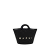Marni Black Cotton Shoulder Bag