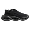 Dolce & Gabbana Black Slip On Low Top Wave Sneakers Shoes