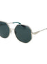 Trussardi Silver Metal Sunglasses