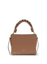 Coccinelle Beige Calf Leather Bos Taurus Shoulder Bag