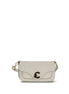 Coccinelle White Calf Leather Bos Taurus Shoulder Bag