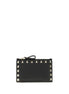Valentino Garavani Black Calf Leather Bos Taurus Wallet
