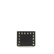 Valentino Garavani Black Lamb Ovis Aries Aries Wallet