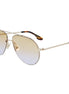Victoria Beckham Gold Metal Sunglasses