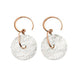 GC Bicolor Silver Earrings