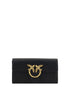 PINKO Black Calf Leather Bos Taurus Wallet