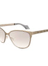 MILA ZB Silver Metal Sunglasses