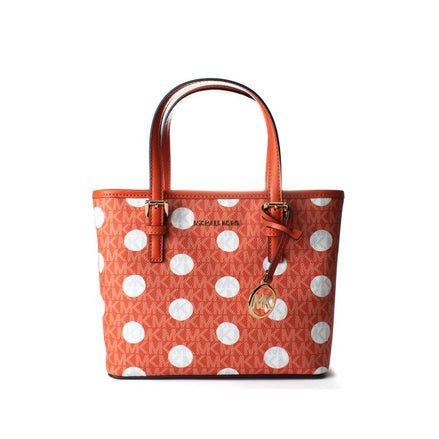 Πορτοκαλί Υφασμάτινη Τσάντα Tote Michael Kors