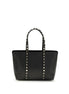 Valentino Garavani Black Calf Leather Bos Taurus Shoulder Bag