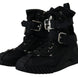 Dolce & Gabbana Sorrento Sneakers Nylon Black High Top Shoes