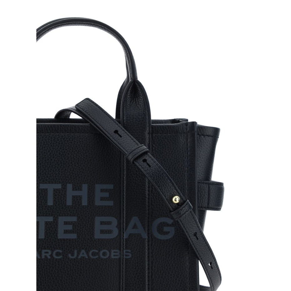 Marc Jacobs Black Calf Leather Bos Taurus Handbag