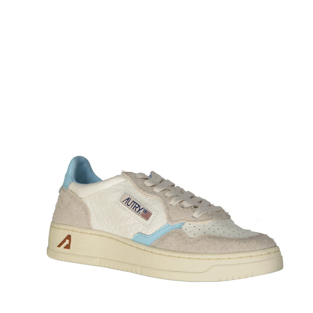 Λευκά χαμηλά sneakers Autry από δέρμα