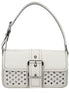 Michael Kors White Leather Shoulder Bag