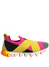 Dolce & Gabbana Multicolor Neoprene Elastic Ibiza Sneakers Shoes