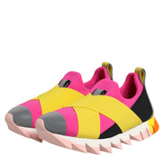 Dolce & Gabbana Multicolor Neoprene Elastic Ibiza Sneakers Shoes