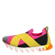 Dolce & Gabbana Multicolor Neoprene Elastic Ibiza Sneakers Shoes