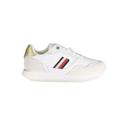 Γυναικεία αθλητικά παπούτσια Tommy Hilfiger White από δέρμα