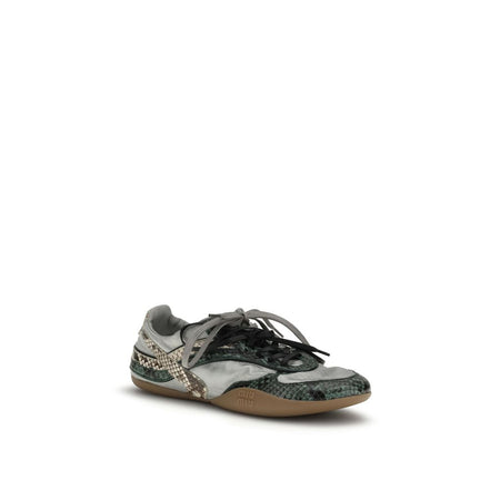 Miu Miu Γκρι Αθλητικά Sneakers από Ανακυκλωμένο Πολυεστέρα