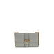 PINKO Gray Calf Leather Bos Taurus Shoulder Bag