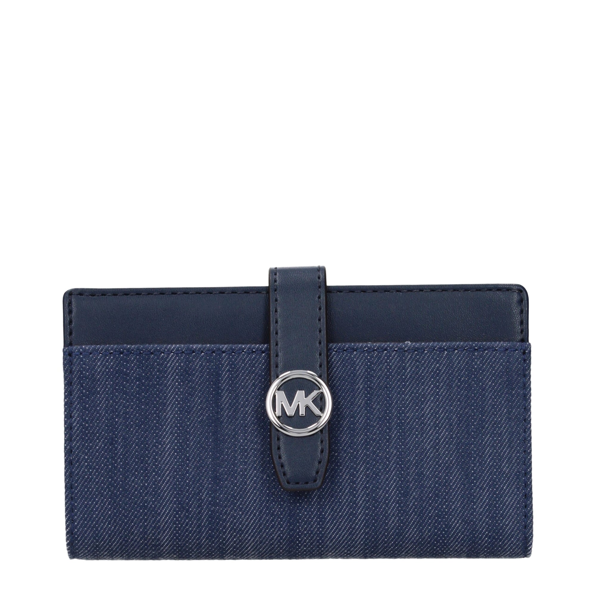 Πορτοφόλι Michael Kors από μπλε ύφασμα  