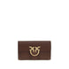 PINKO Brown Calf Leather Bos Taurus Wallet