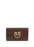 PINKO Brown Calf Leather Bos Taurus Wallet