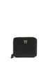 PINKO Black Calf Leather Bos Taurus Wallet