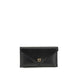 PINKO Black Calf Leather Bos Taurus Clutch Bag