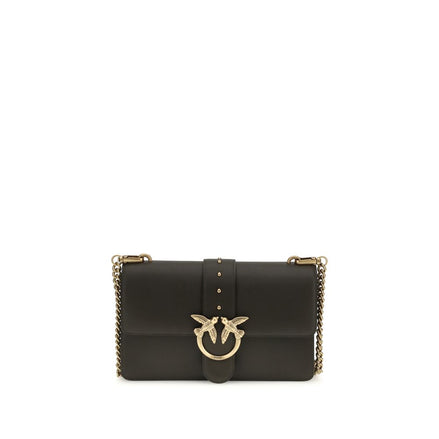 PINKO Bicolor Calf Leather Bos Taurus Τσάντα Ώμου