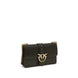PINKO Bicolor Calf Leather Bos Taurus Τσάντα Ώμου