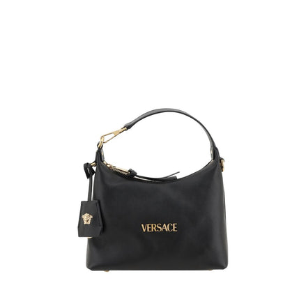 Τσάντα χειρός Versace από μαύρο δέρμα μοσχαριού (Bos Taurus)