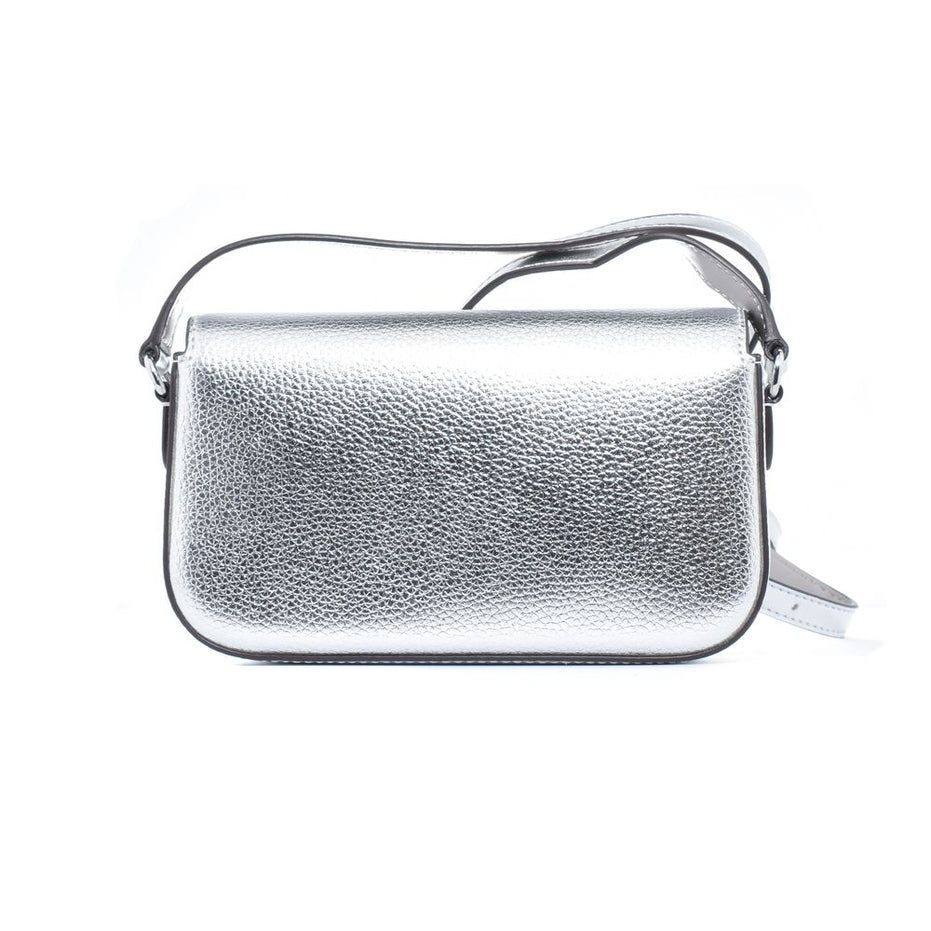 Michael Kors Gray Leather Shoulder Bag