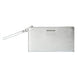Γκρι δερμάτινο τσαντάκι clutch Michael Kors