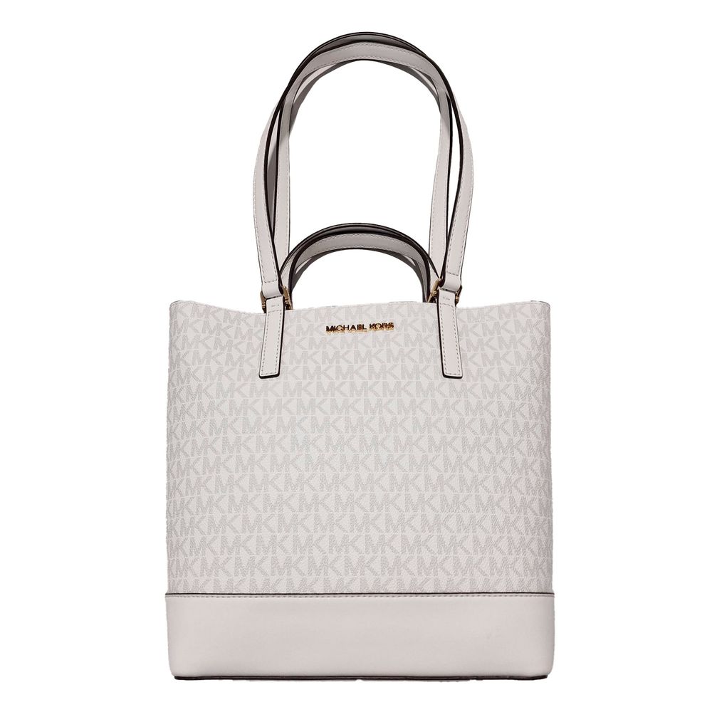 Δερμάτινη Τσάντα Tote Michael Kors Λευκή