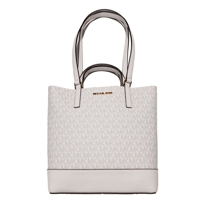 Δερμάτινη Τσάντα Tote Michael Kors Λευκή