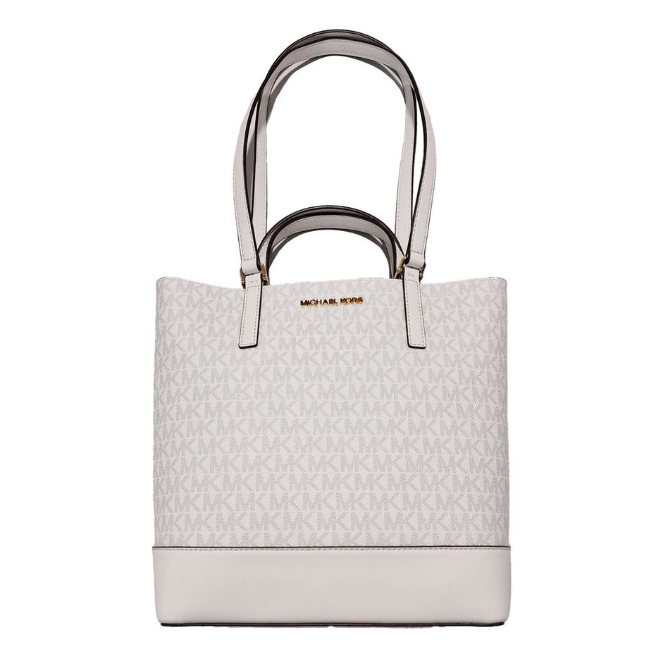 Δερμάτινη Τσάντα Tote Michael Kors Λευκή