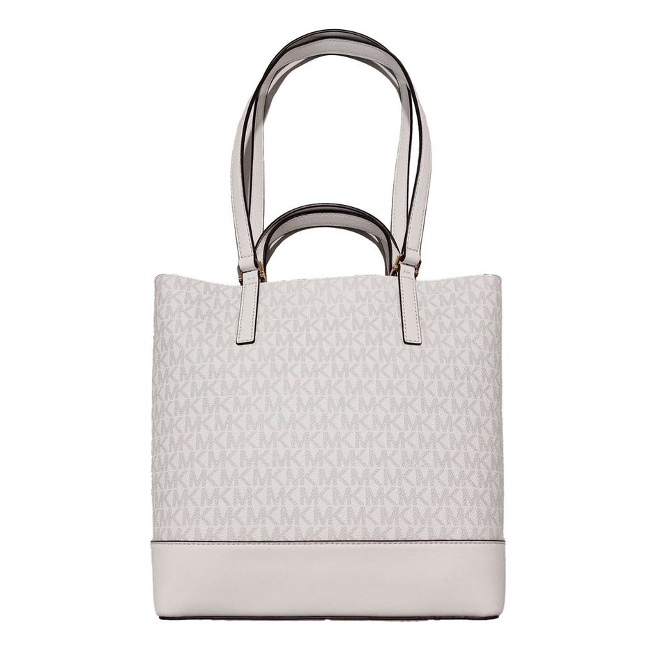 Δερμάτινη Τσάντα Tote Michael Kors Λευκή