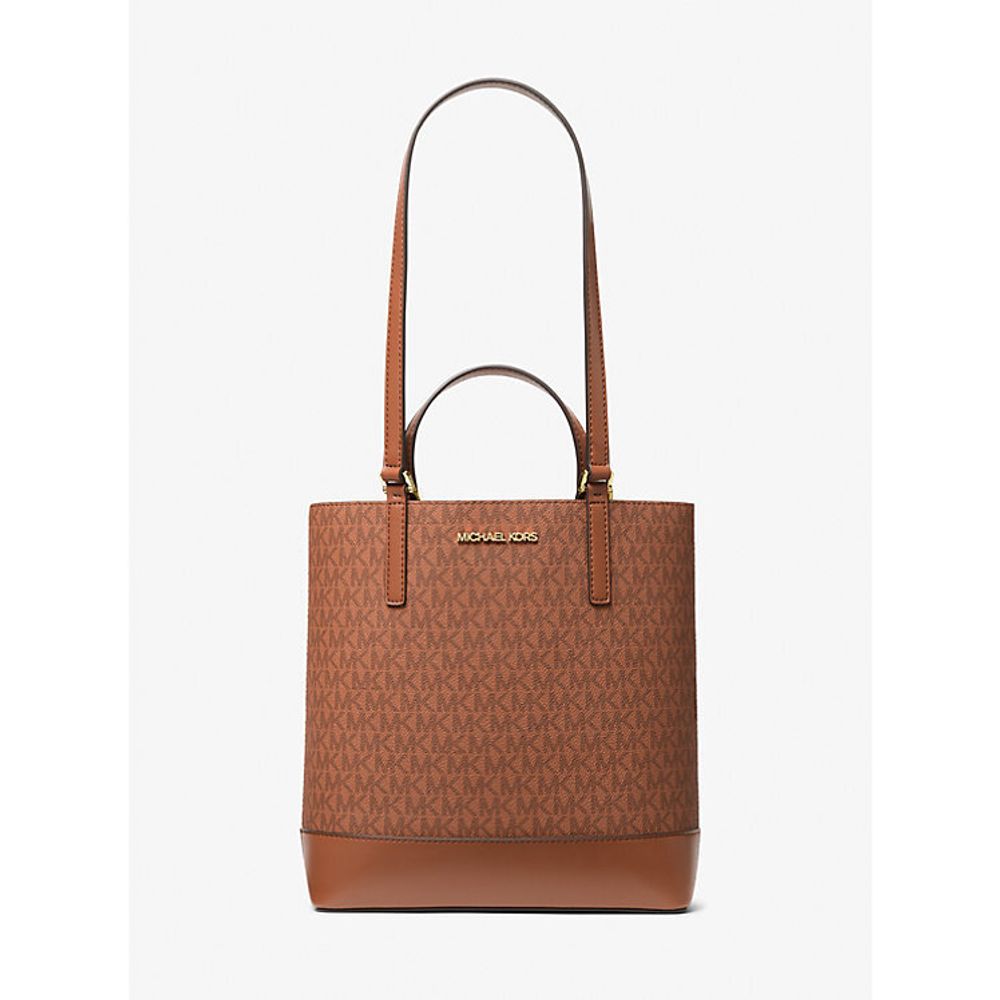 Καφέ Δερμάτινη Τσάντα Ώμου Michael Kors