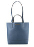 Michael Kors Blue Leather Tote Bag
