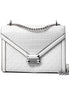 Michael Kors White Canvas Crossbody Bag
