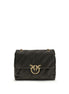 PINKO Bicolor Calf Leather Bos Taurus Shoulder Bag