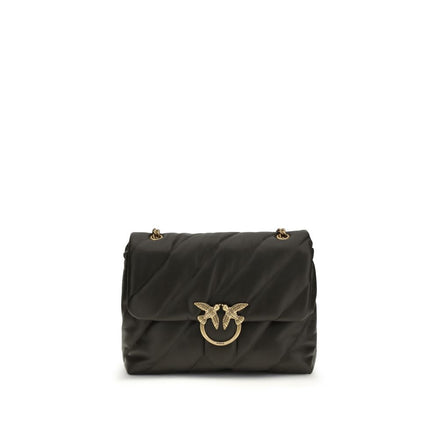 PINKO Bicolor Calf Leather Bos Taurus Τσάντα Ώμου